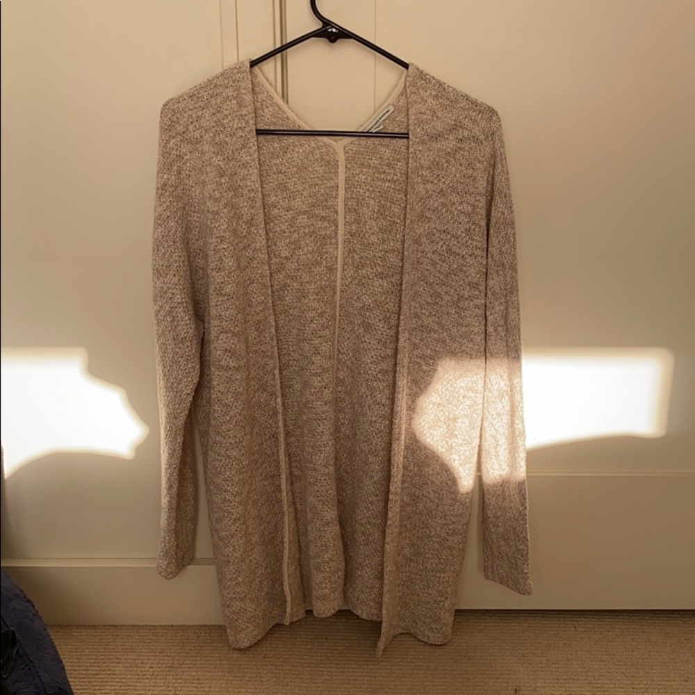 Tan Knit Cardigan